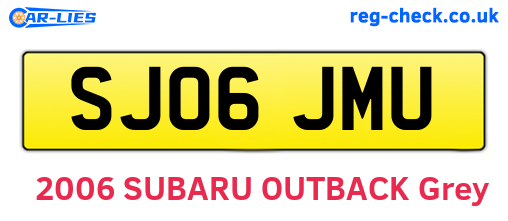 SJ06JMU are the vehicle registration plates.