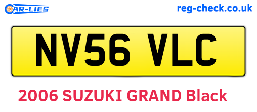 NV56VLC are the vehicle registration plates.