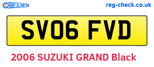 SV06FVD are the vehicle registration plates.