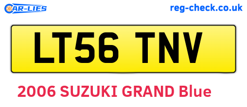 LT56TNV are the vehicle registration plates.