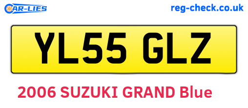 YL55GLZ are the vehicle registration plates.