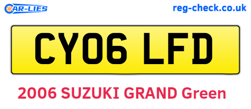 CY06LFD are the vehicle registration plates.