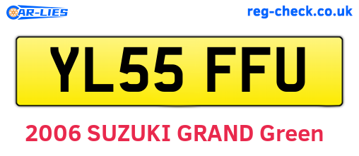 YL55FFU are the vehicle registration plates.