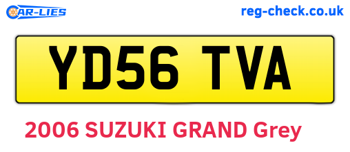 YD56TVA are the vehicle registration plates.