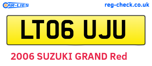 LT06UJU are the vehicle registration plates.