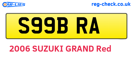 S99BRA are the vehicle registration plates.