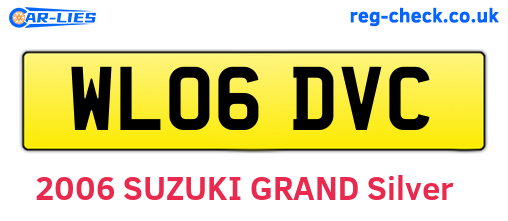 WL06DVC are the vehicle registration plates.
