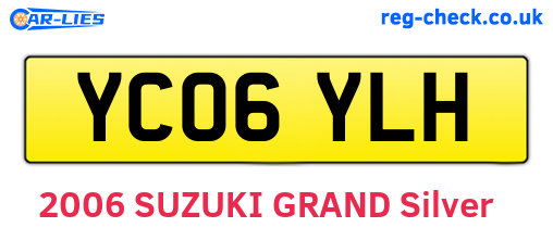 YC06YLH are the vehicle registration plates.