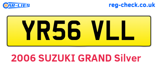 YR56VLL are the vehicle registration plates.
