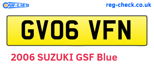 GV06VFN are the vehicle registration plates.