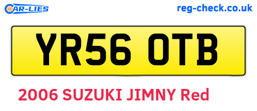 YR56OTB are the vehicle registration plates.