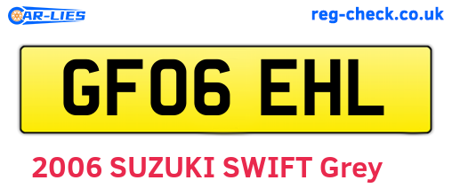 GF06EHL are the vehicle registration plates.