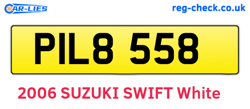 PIL8558 are the vehicle registration plates.