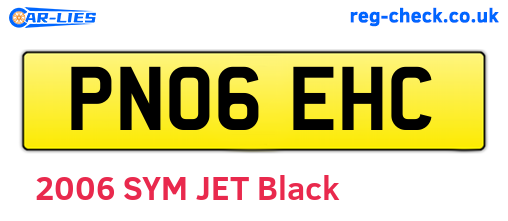 PN06EHC are the vehicle registration plates.