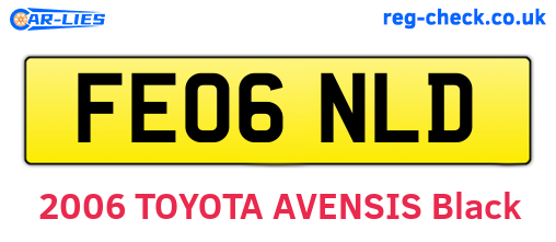 FE06NLD are the vehicle registration plates.