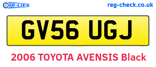 GV56UGJ are the vehicle registration plates.