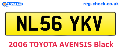 NL56YKV are the vehicle registration plates.