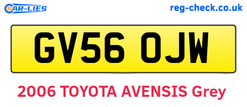 GV56OJW are the vehicle registration plates.