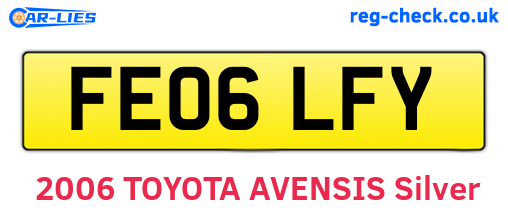 FE06LFY are the vehicle registration plates.