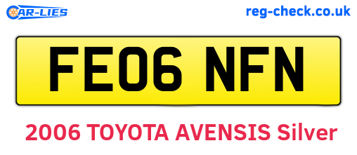 FE06NFN are the vehicle registration plates.
