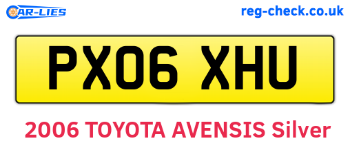 PX06XHU are the vehicle registration plates.