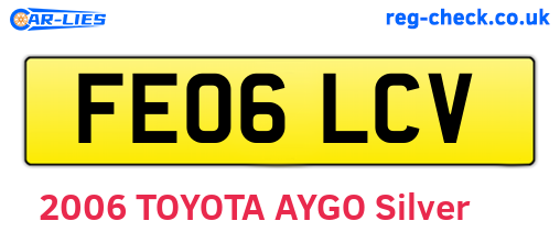 FE06LCV are the vehicle registration plates.