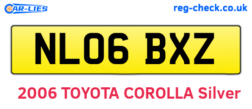 NL06BXZ are the vehicle registration plates.
