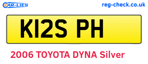 K12SPH are the vehicle registration plates.
