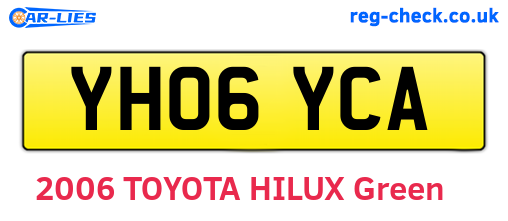 YH06YCA are the vehicle registration plates.