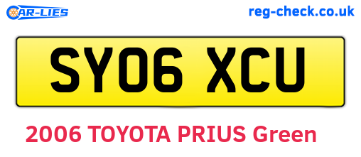 SY06XCU are the vehicle registration plates.