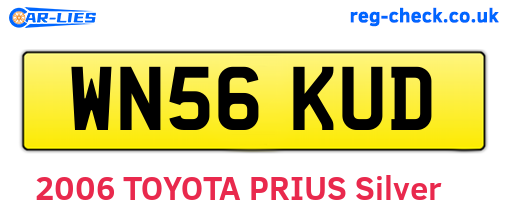 WN56KUD are the vehicle registration plates.