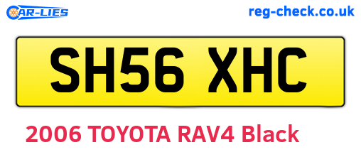 SH56XHC are the vehicle registration plates.