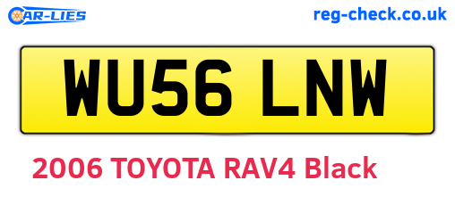 WU56LNW are the vehicle registration plates.