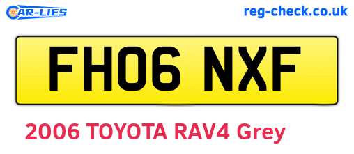 FH06NXF are the vehicle registration plates.
