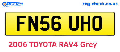 FN56UHO are the vehicle registration plates.