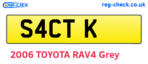 S4CTK are the vehicle registration plates.