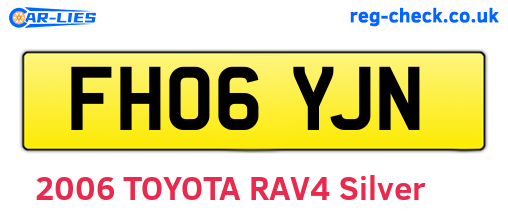 FH06YJN are the vehicle registration plates.