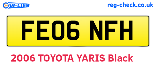 FE06NFH are the vehicle registration plates.