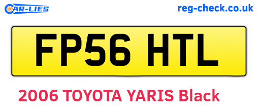 FP56HTL are the vehicle registration plates.