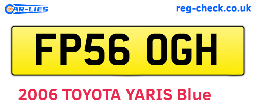 FP56OGH are the vehicle registration plates.