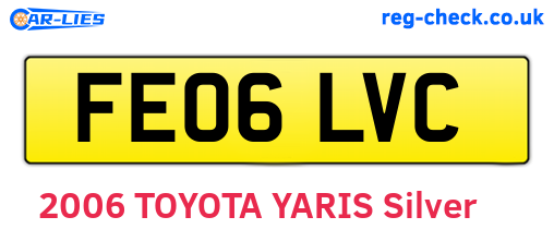 FE06LVC are the vehicle registration plates.