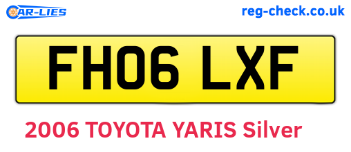 FH06LXF are the vehicle registration plates.