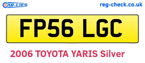 FP56LGC are the vehicle registration plates.
