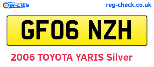 GF06NZH are the vehicle registration plates.