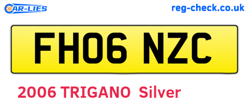 FH06NZC are the vehicle registration plates.