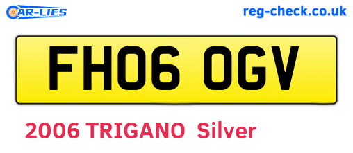 FH06OGV are the vehicle registration plates.