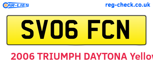 SV06FCN are the vehicle registration plates.