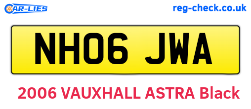 NH06JWA are the vehicle registration plates.