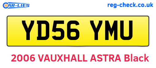 YD56YMU are the vehicle registration plates.