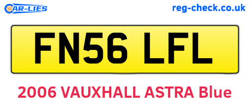FN56LFL are the vehicle registration plates.